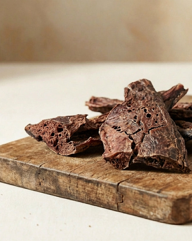 Beef Puff Crumble - Australian Beef Lung Dog Treats 100g