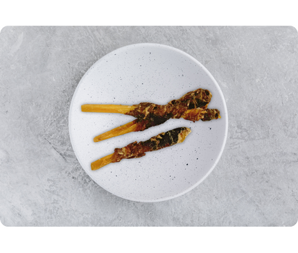 Beef tendon wrap